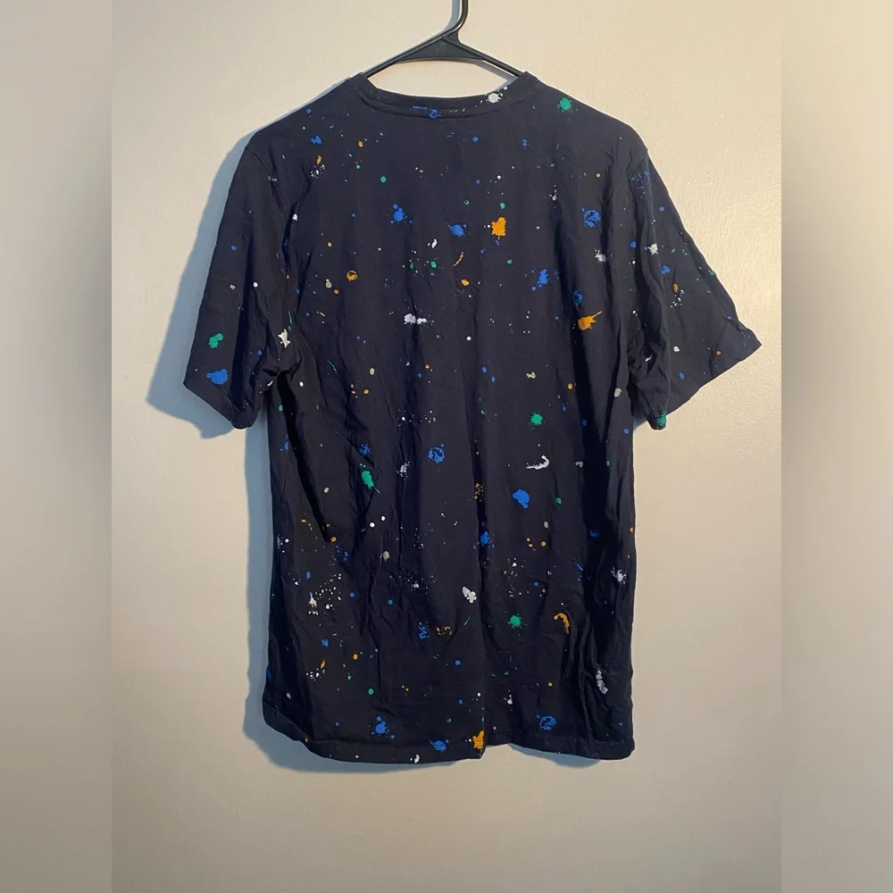Item 12 Champion Black Villanova Wildcats Graphic Tee with Paint-Splatter - Picture 2 of 4